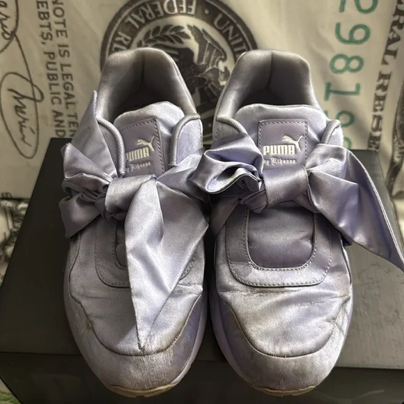 Puma x Fenty by Rihanna Bow Creeper Lace Up Sneakers. Size 8 - Picture 6 of 7